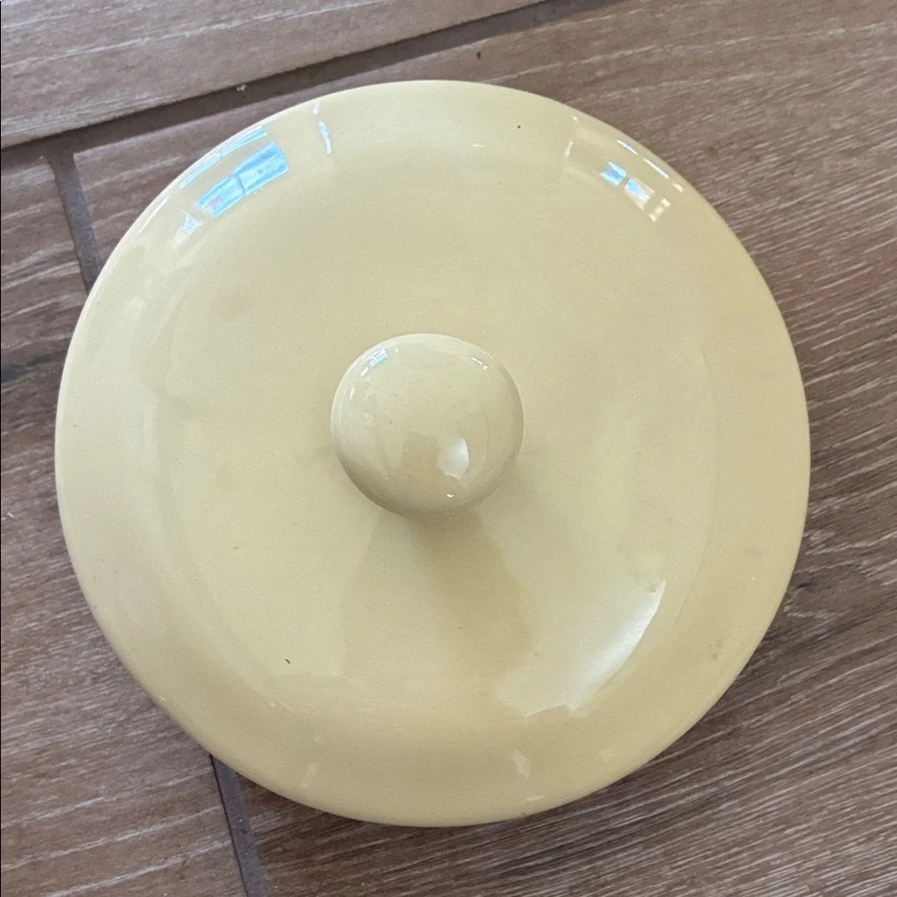 Bone Design Dog Treat Jar - Cream